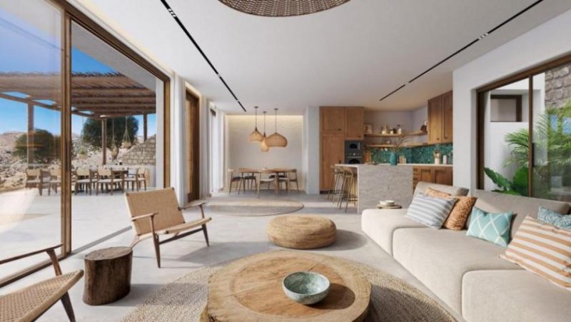 Schisma Eloundas MIT VIDEO! Kreta, Schisma Eloundas: Neubau! Erdüberdachte Villa mit Meerblick auf die Elounda-Bucht zu verkaufen Haus kaufen